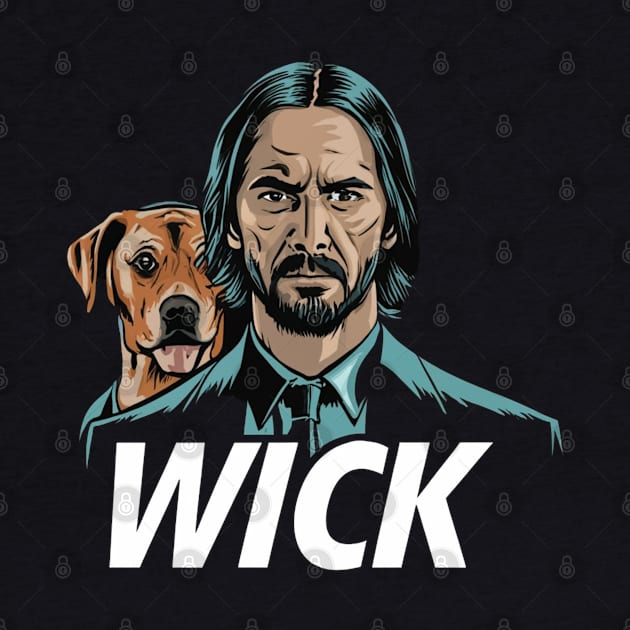 John Wick and dog by Aldrvnd